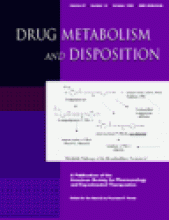 Drug Metabolism and Disposition: 27 (10)