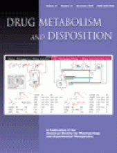 Drug Metabolism and Disposition: 37 (12)